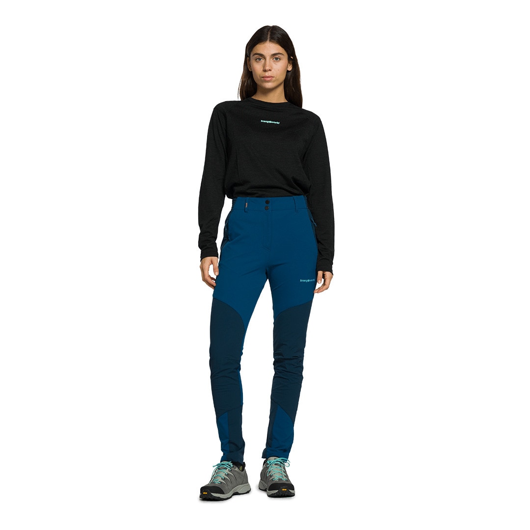 Pantalón largo de mujer Arches Trangoworld - Azul / Verde Azul / Verde-6