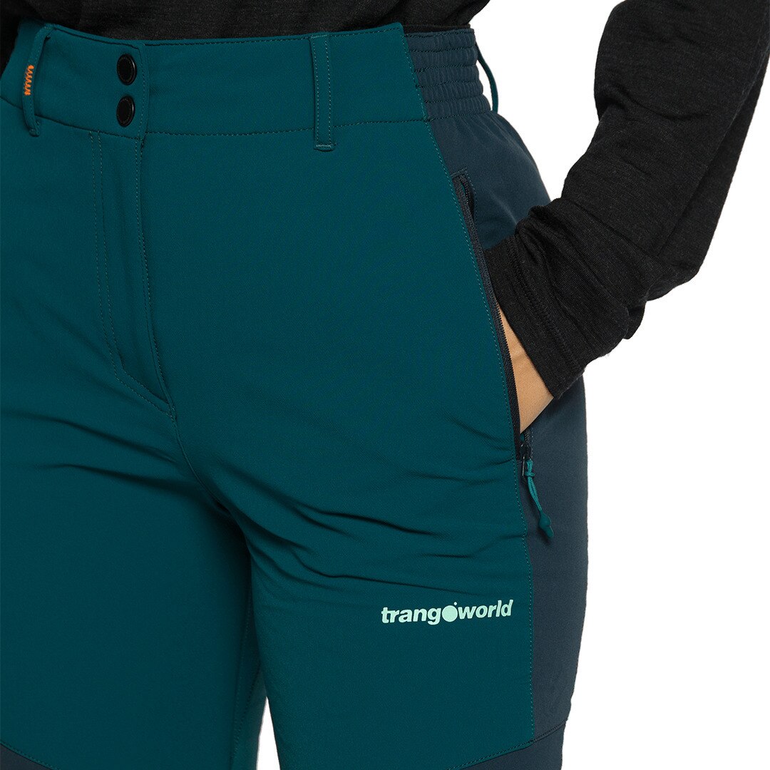 Pantalón largo de mujer Arches Trangoworld - Verde Verde-4