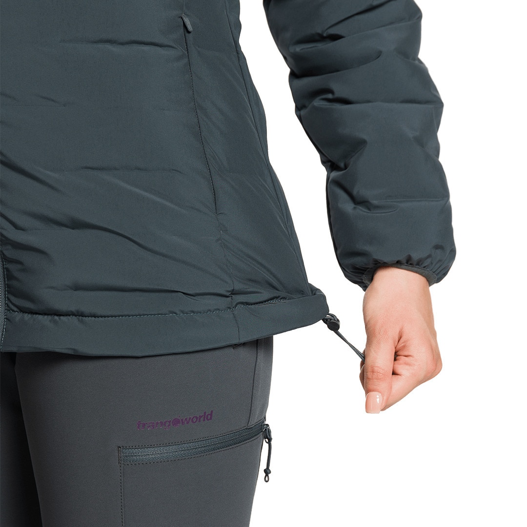 Chaqueta de mujer Hamelin Trangoworld - Gris oscuro Gris oscuro-4