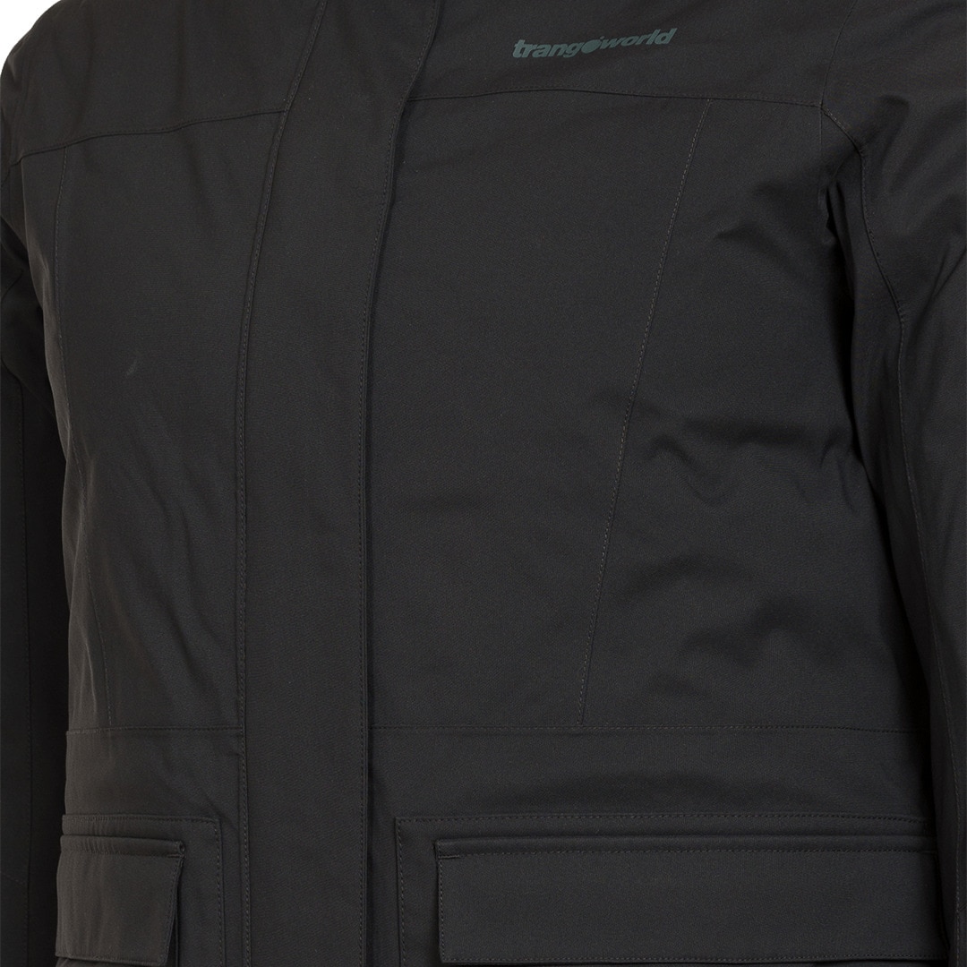Parka de mujer Gosford termic Trangoworld - Negro Negro-3