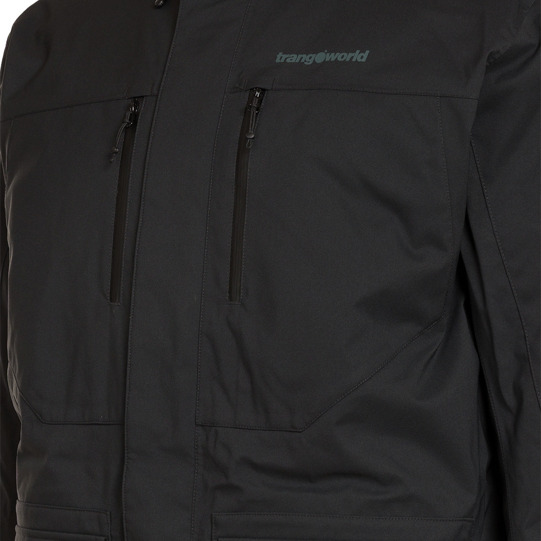 Imagen 3 de Chaqueta de hombre Wollaston termic Trangoworld - Negro Negro
