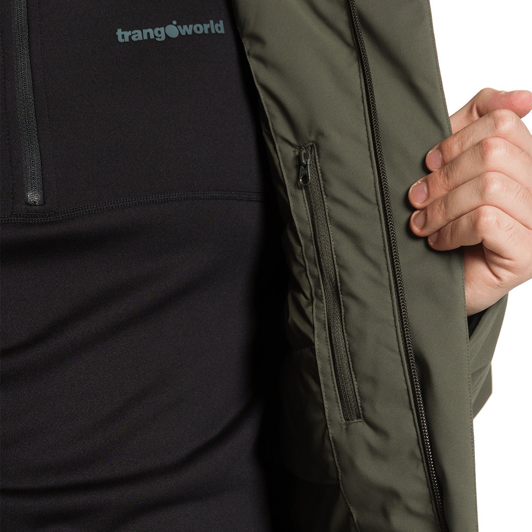 Imagen 10 de Chaqueta de hombre Wollaston termic Trangoworld - Verde Verde