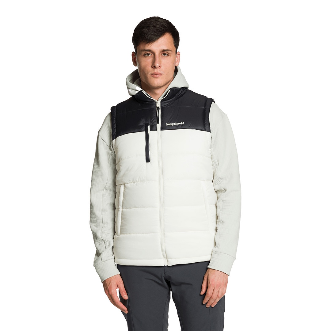 Chaleco de hombre Warren Trangoworld - Blanco / Negro Blanco / Negro-1