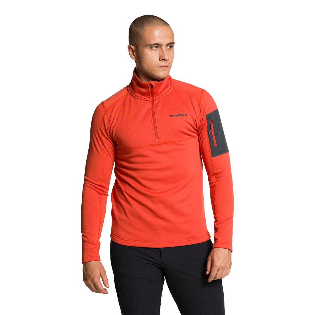 Forro polar de hombre Yopal Trangoworld - Naranja Naranja-1