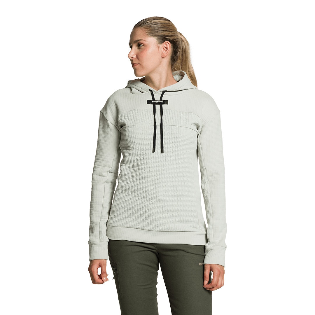 Sudadera de mujer Beduk Trangoworld - Gris Gris-1
