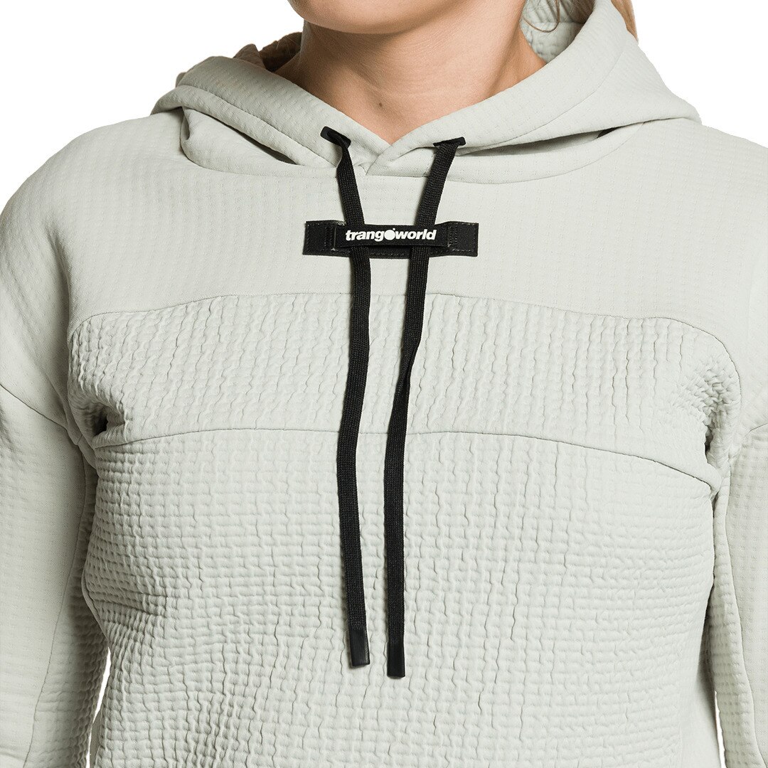 Sudadera de mujer Beduk Trangoworld - Gris Gris-3