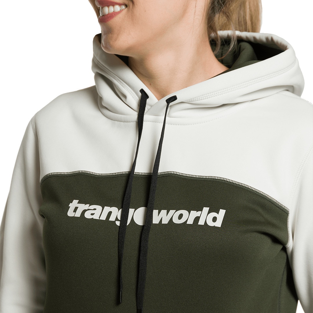 Imagen 3 de Sudadera de mujer Poppi v02 Trangoworld - Verde oscuro Verde oscuro