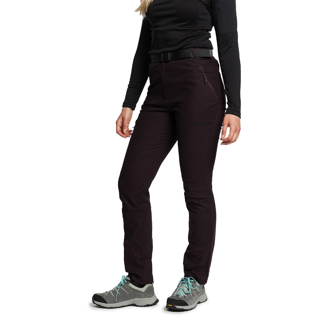 Pantalón largo de mujer Valbona Trangoworld - Marrón oscuro Marrón oscuro-3