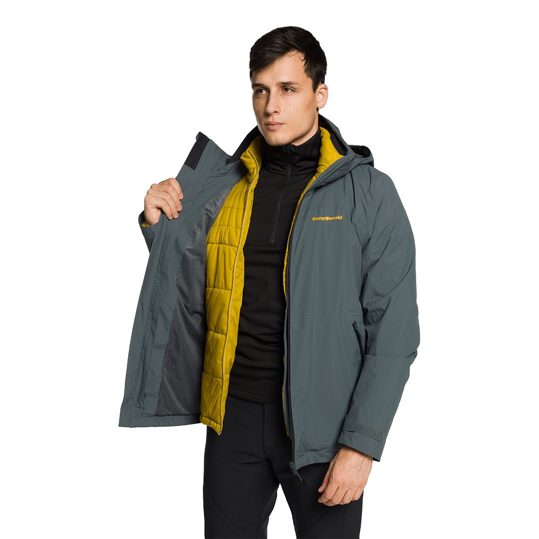 Chaqueta de hombre Salama complet Trangoworld - Gris oscuro Gris oscuro-8