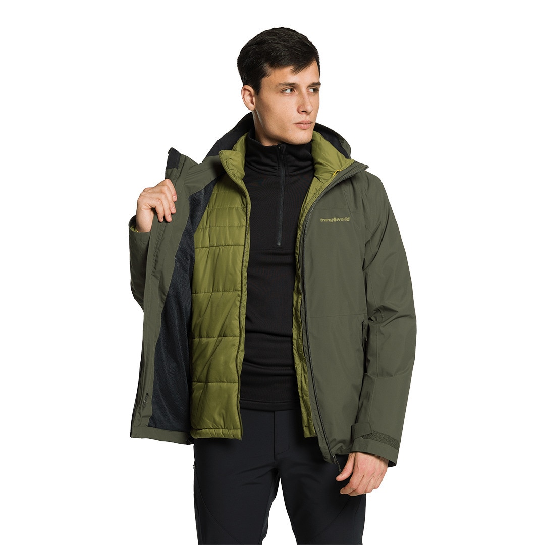 Chaqueta de hombre Salama complet Trangoworld - Verde Verde-7