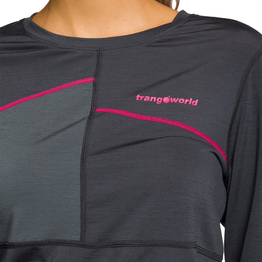 Imagen 3 de Camiseta interior de mujer Salaria Trangoworld - Antracita Antracita