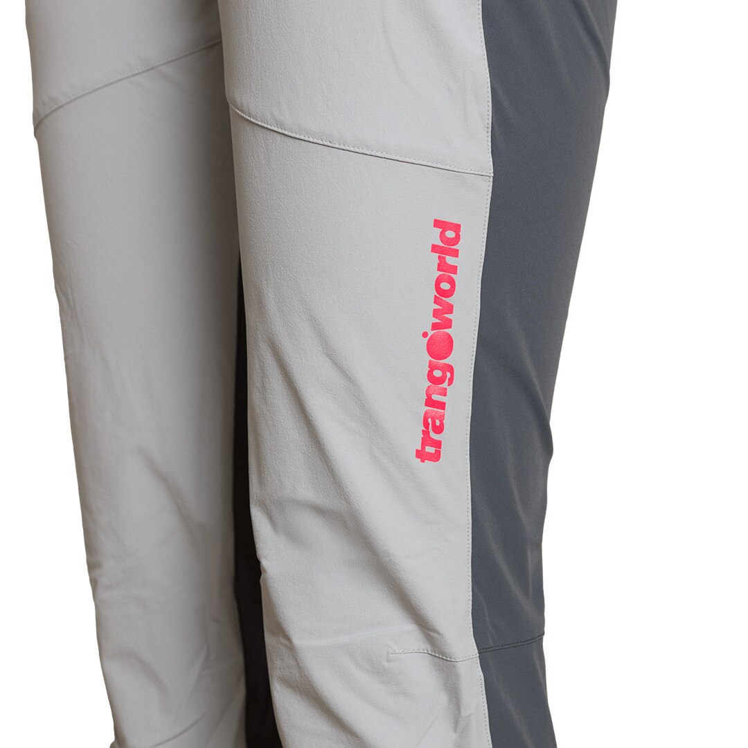 Pantalón largo de mujer Cebadelle Trangoworld - Gris Gris-3