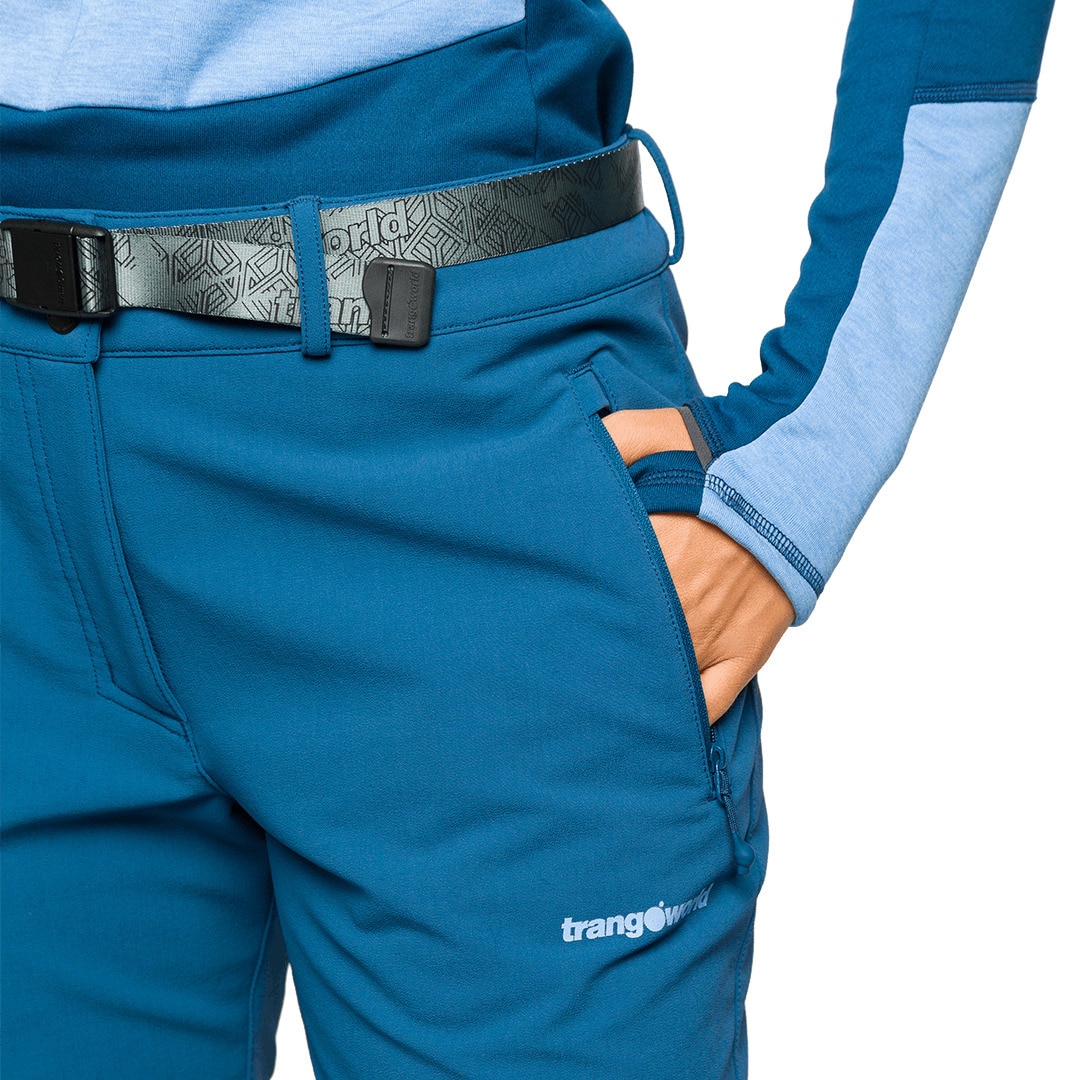 Pantalón largo de mujer Causiat Trangoworld - Azul Azul-4