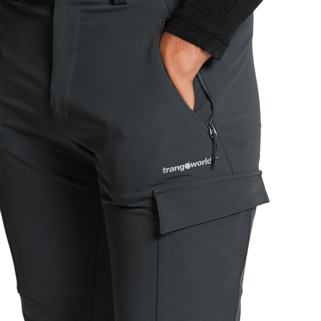Imagen 3 de Pantalón largo de hombre Zagora Trangoworld - Gris oscuro Gris oscuro