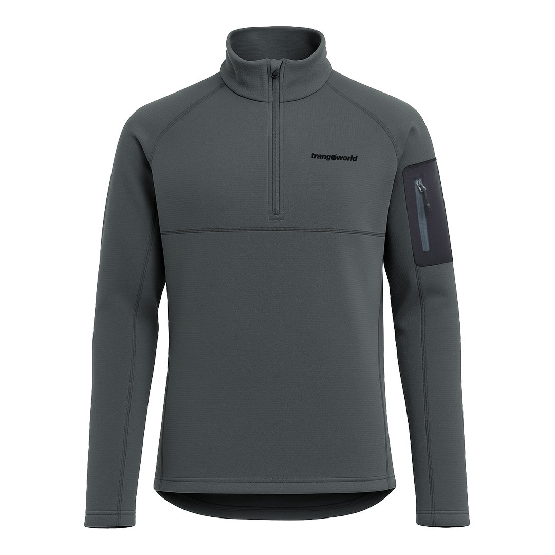 Forro polar de hombre Yopal Trangoworld - Gris oscuro Gris oscuro-1