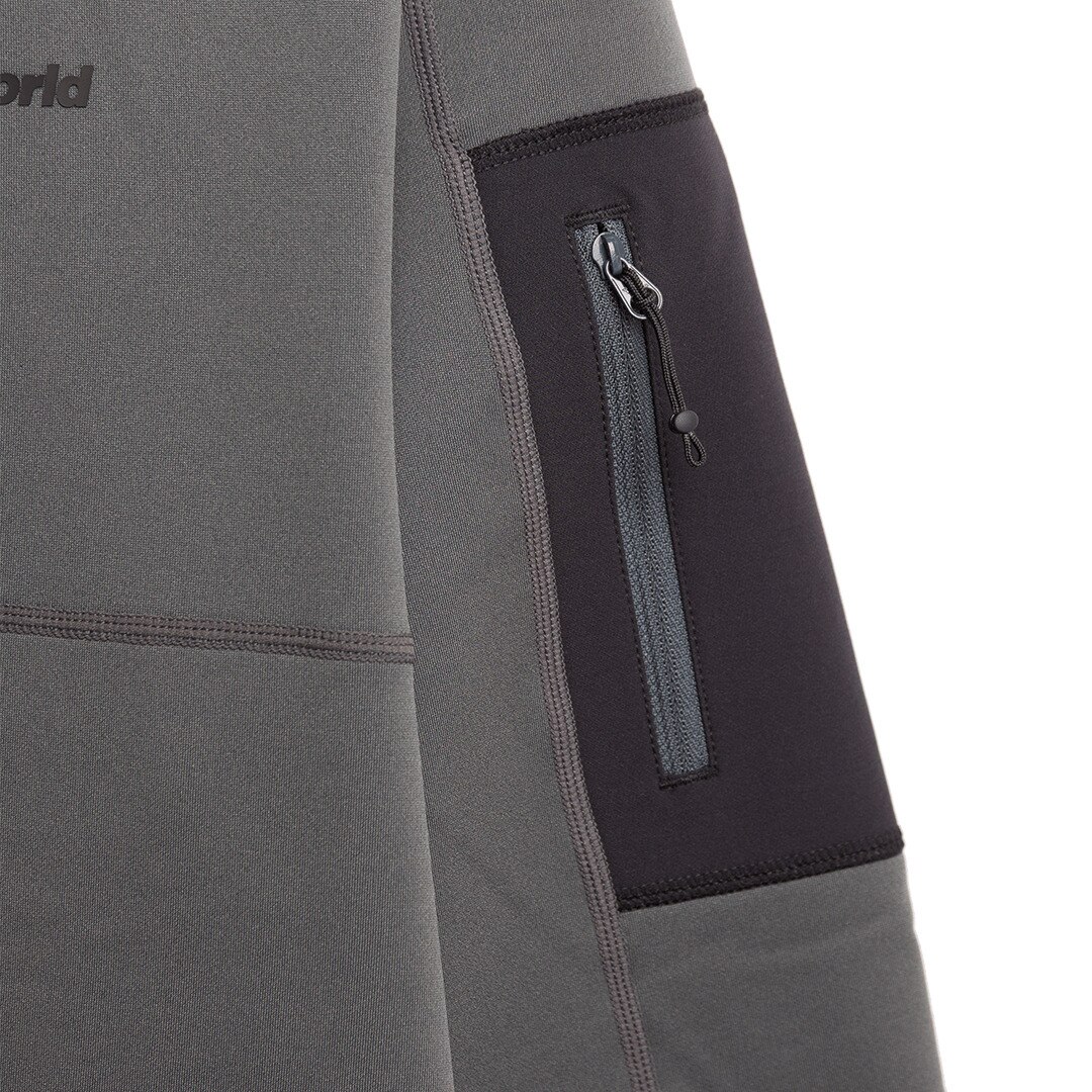 Forro polar de hombre Yopal Trangoworld - Gris oscuro Gris oscuro-2