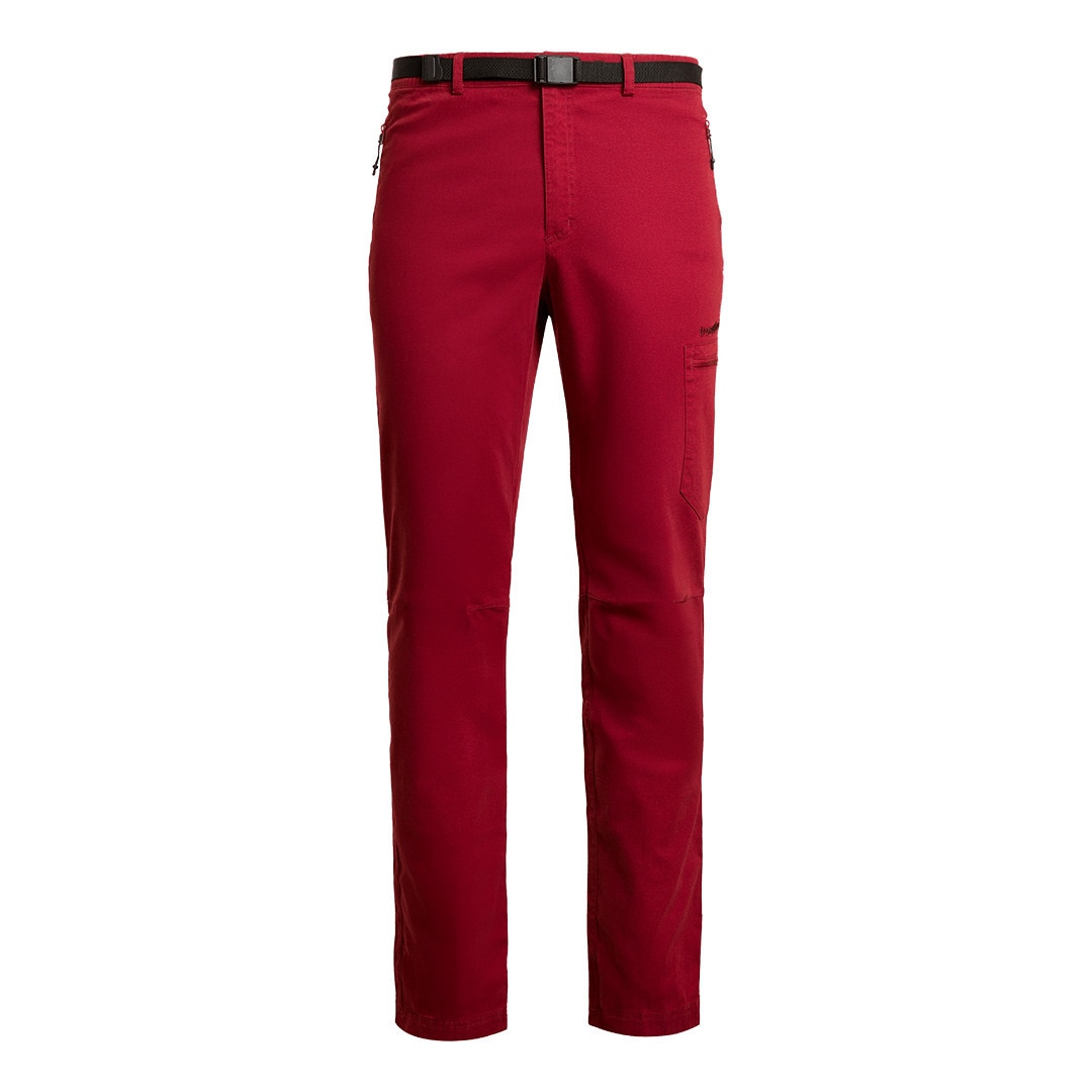 Pantalón largo de hombre Lassen 002 Trangoworld - Granate Granate-1