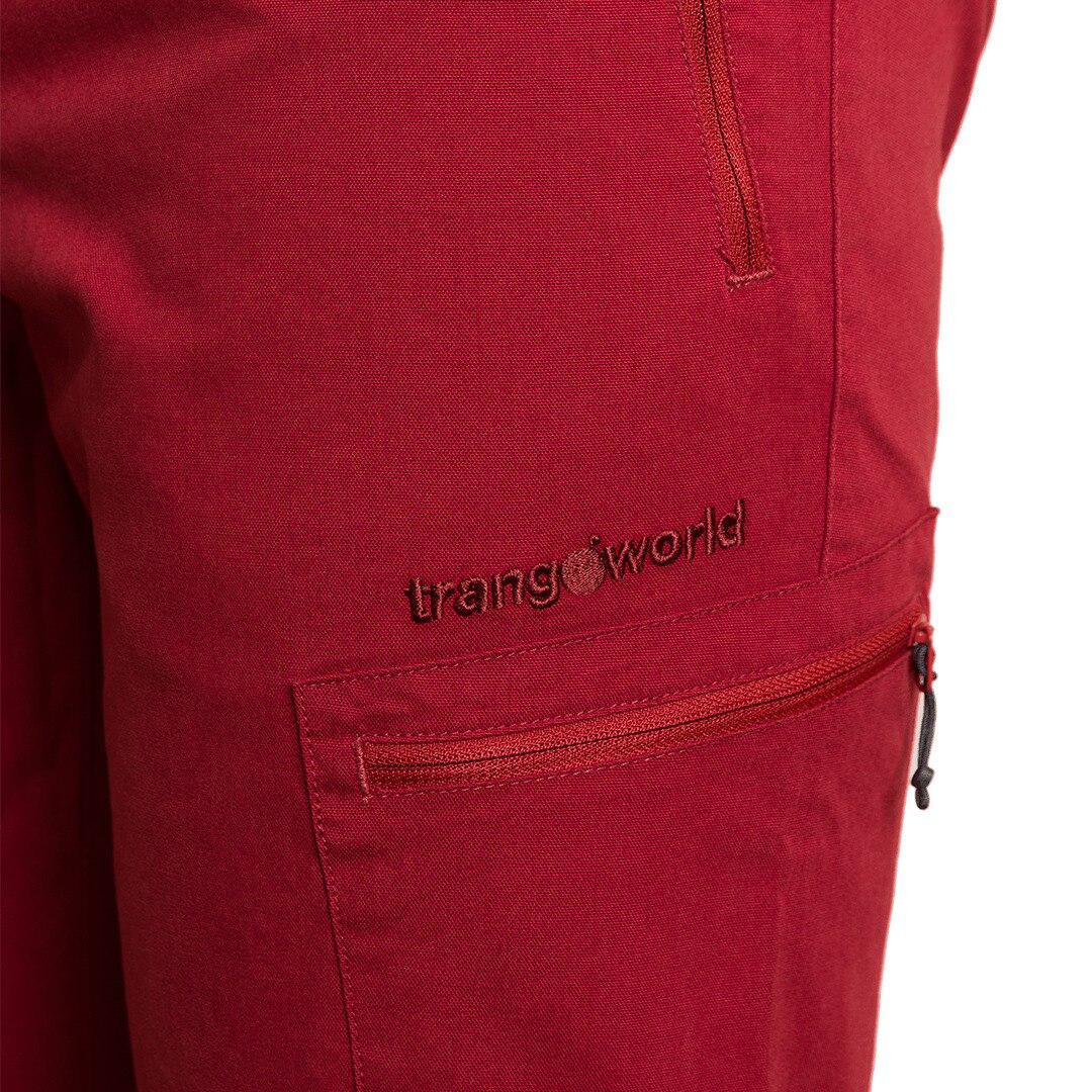 Pantalón largo de hombre Lassen 002 Trangoworld - Granate Granate-4
