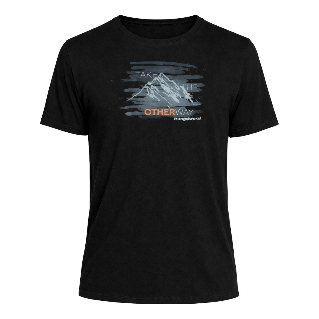 Imagen 0 de Camiseta de hombre Arvieux Trangoworld Negro