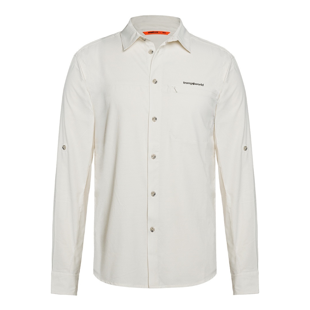 Camisa de hombre Vignemale df Trangoworld - Blanco Blanco-1