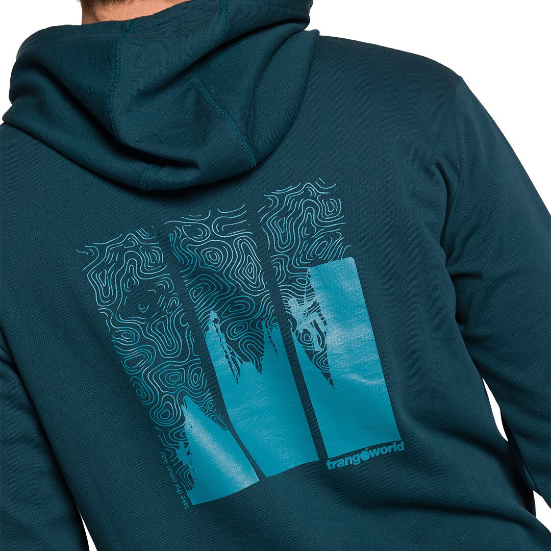 Sudadera de hombre Meppel Trangoworld - Azul Azul-3