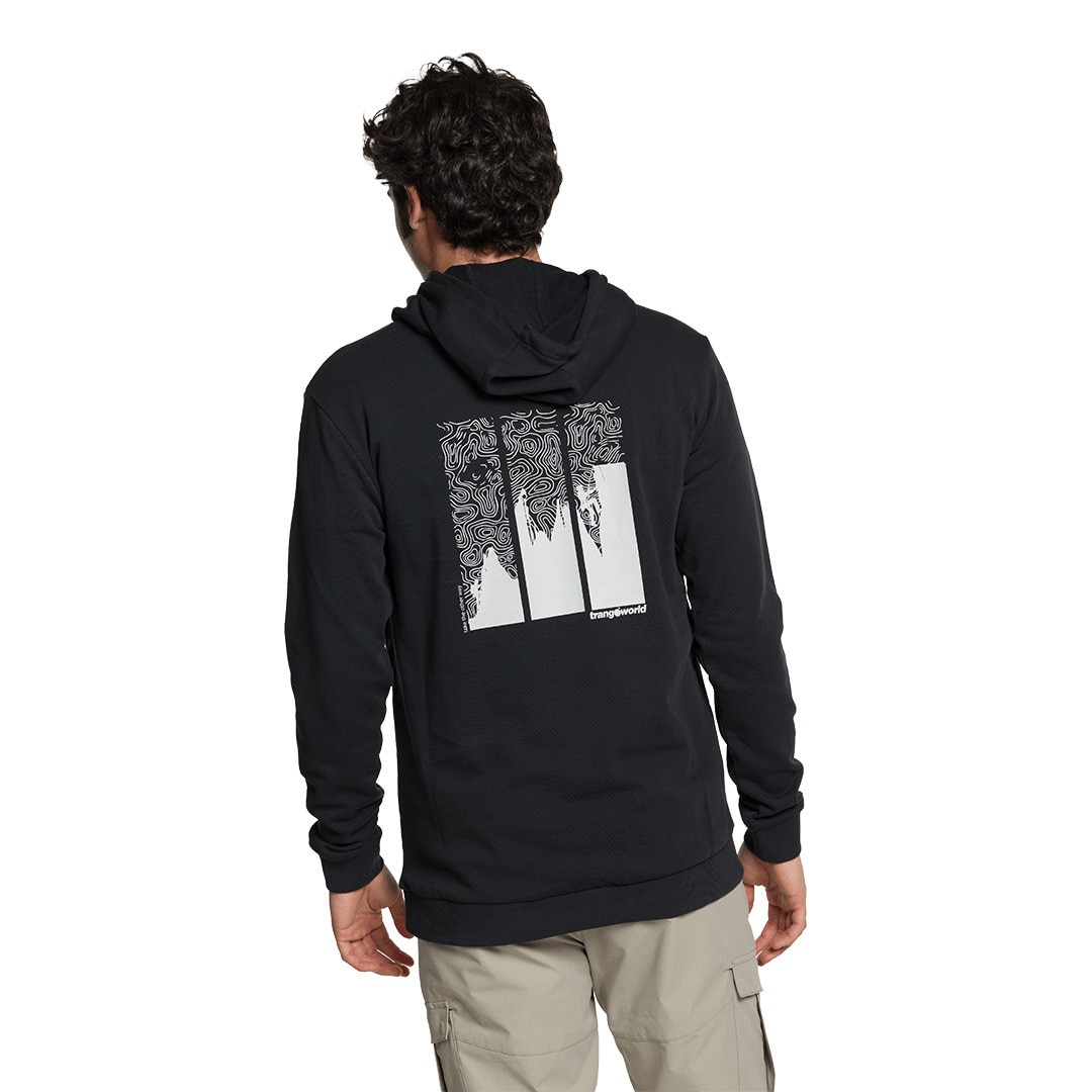 Sudadera de hombre Meppel Trangoworld - Negro Negro-3