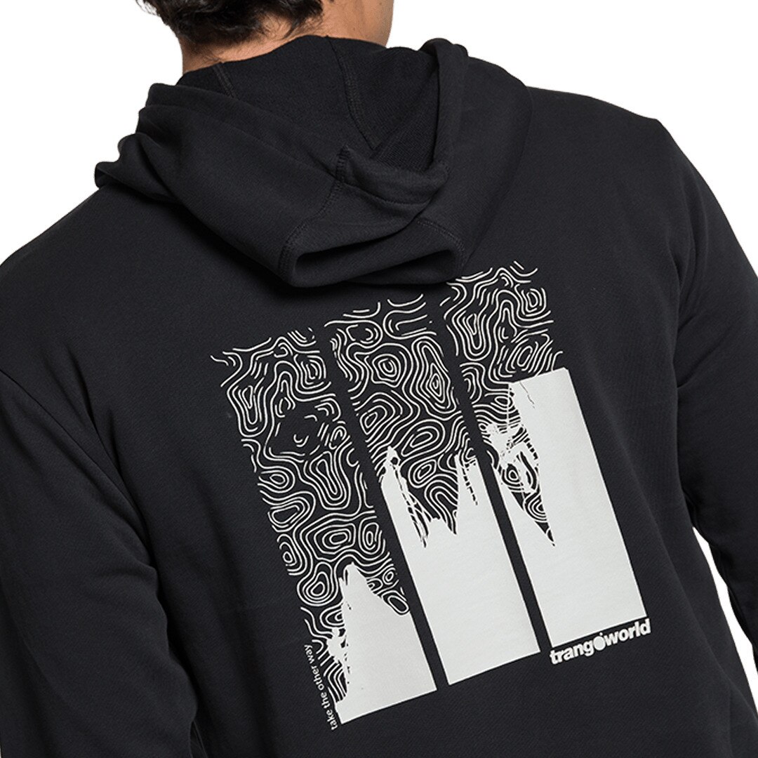 Sudadera de hombre Meppel Trangoworld - Negro Negro-4