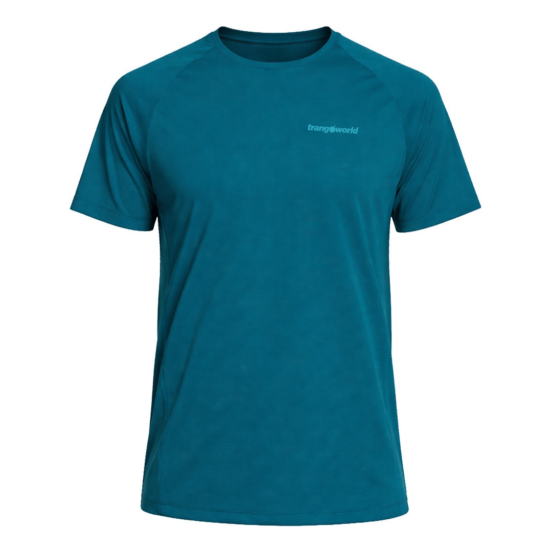 Camiseta de hombre Couvet Trangoworld - Gris oscuro Azul-1