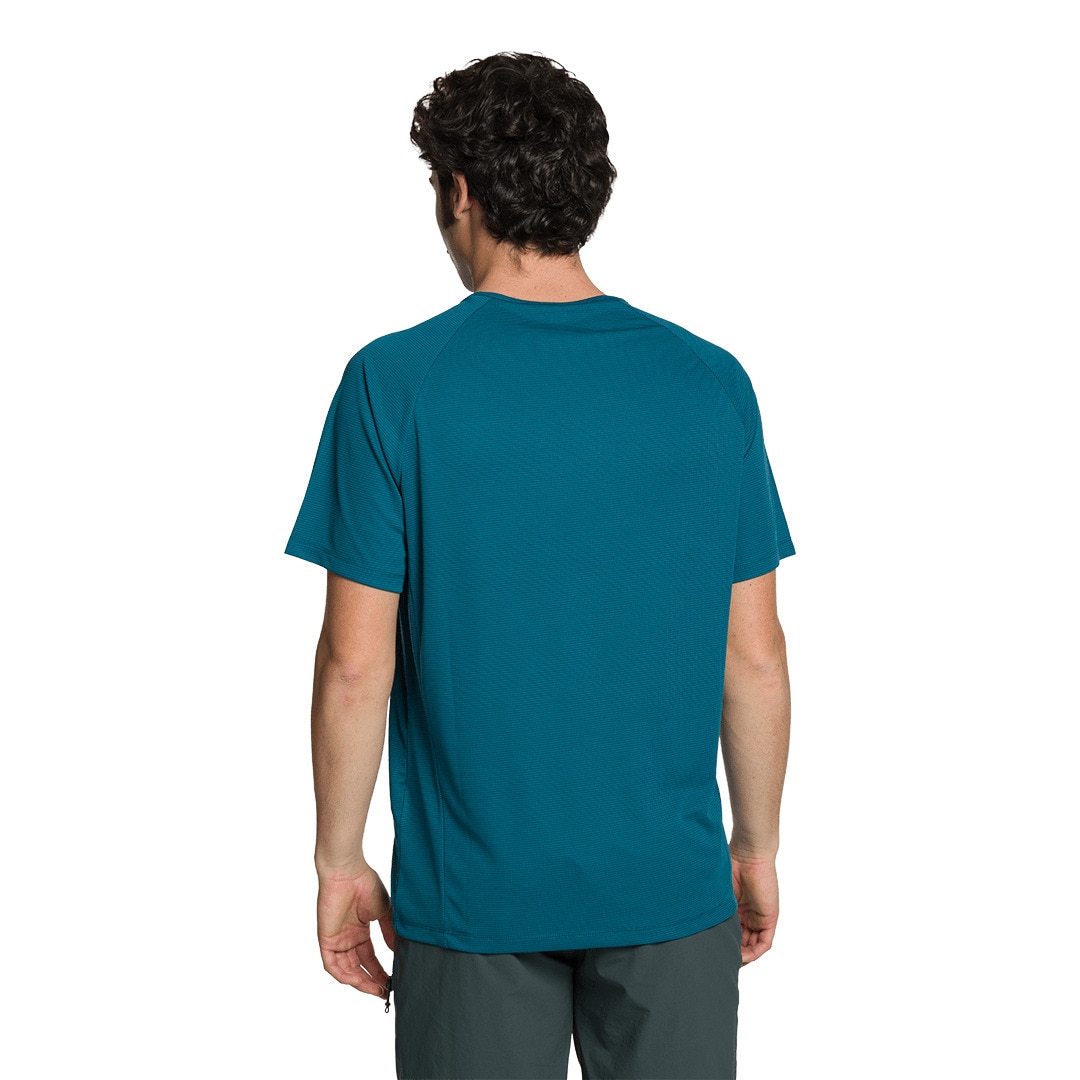 Camiseta de hombre Couvet Trangoworld - Gris oscuro Azul-3