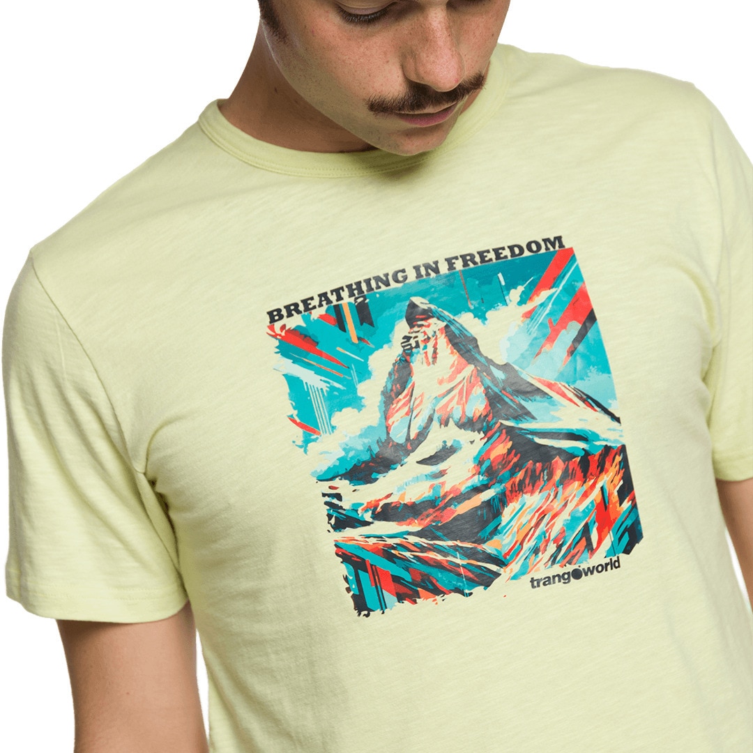 Camiseta de hombre Warnick Trangoworld - Amarillo Amarillo-4