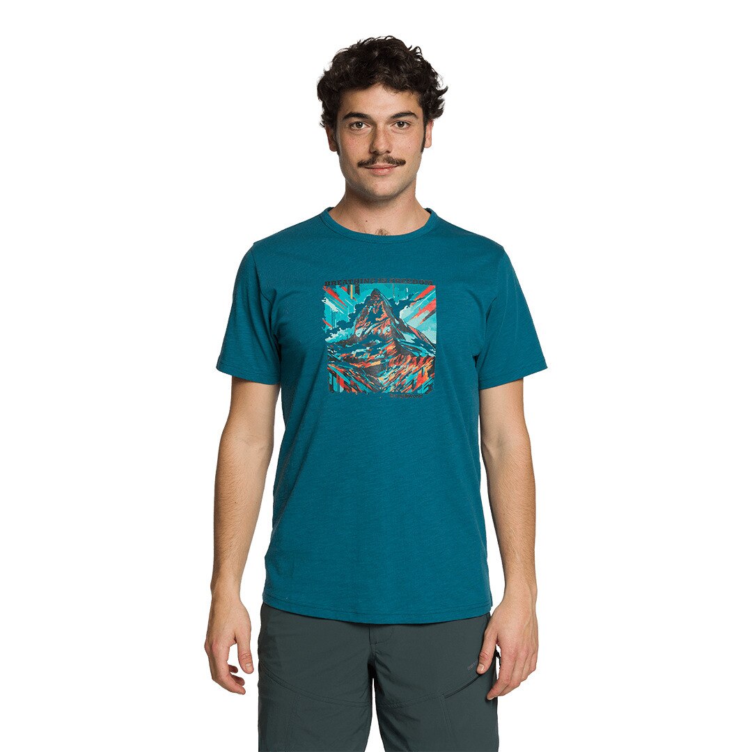Camiseta de hombre Warnick Trangoworld - Azul Azul-2