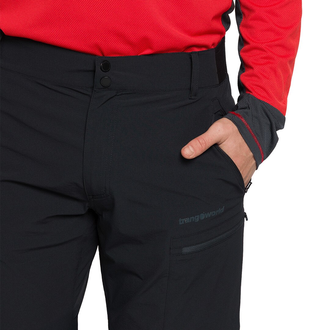 Pantalón largo de hombre Palec v02 Trangoworld - Negro Negro-3