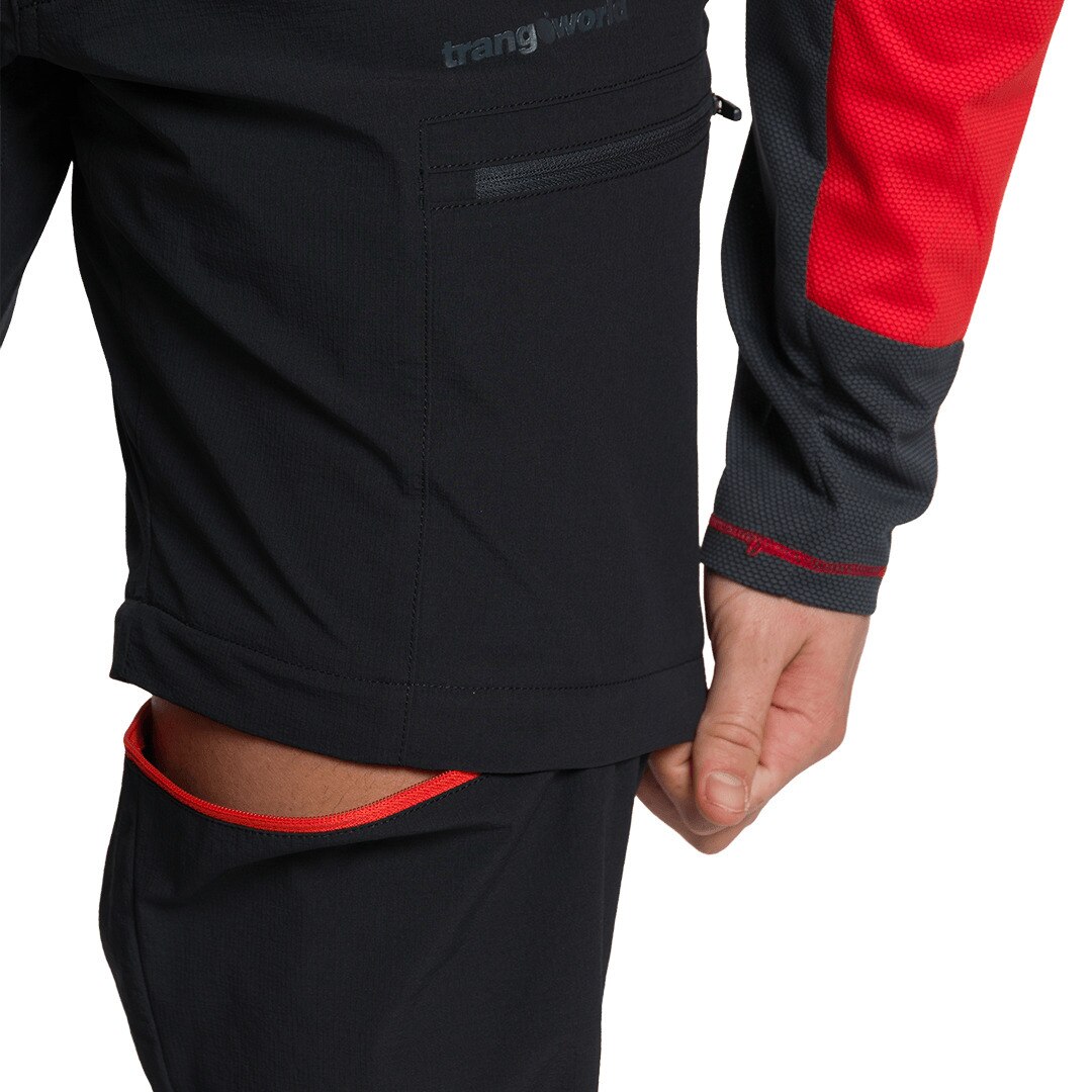Pantalón largo de hombre Palec v02 Trangoworld - Negro Negro-4