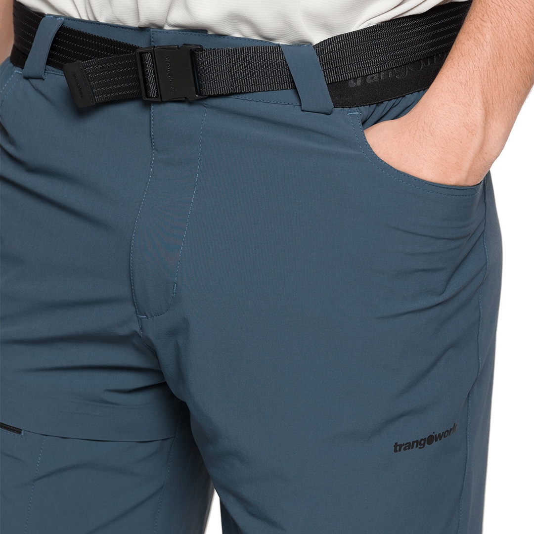 Pantalón corto de hombre Wassenaar Trangoworld - Negro Gris-3