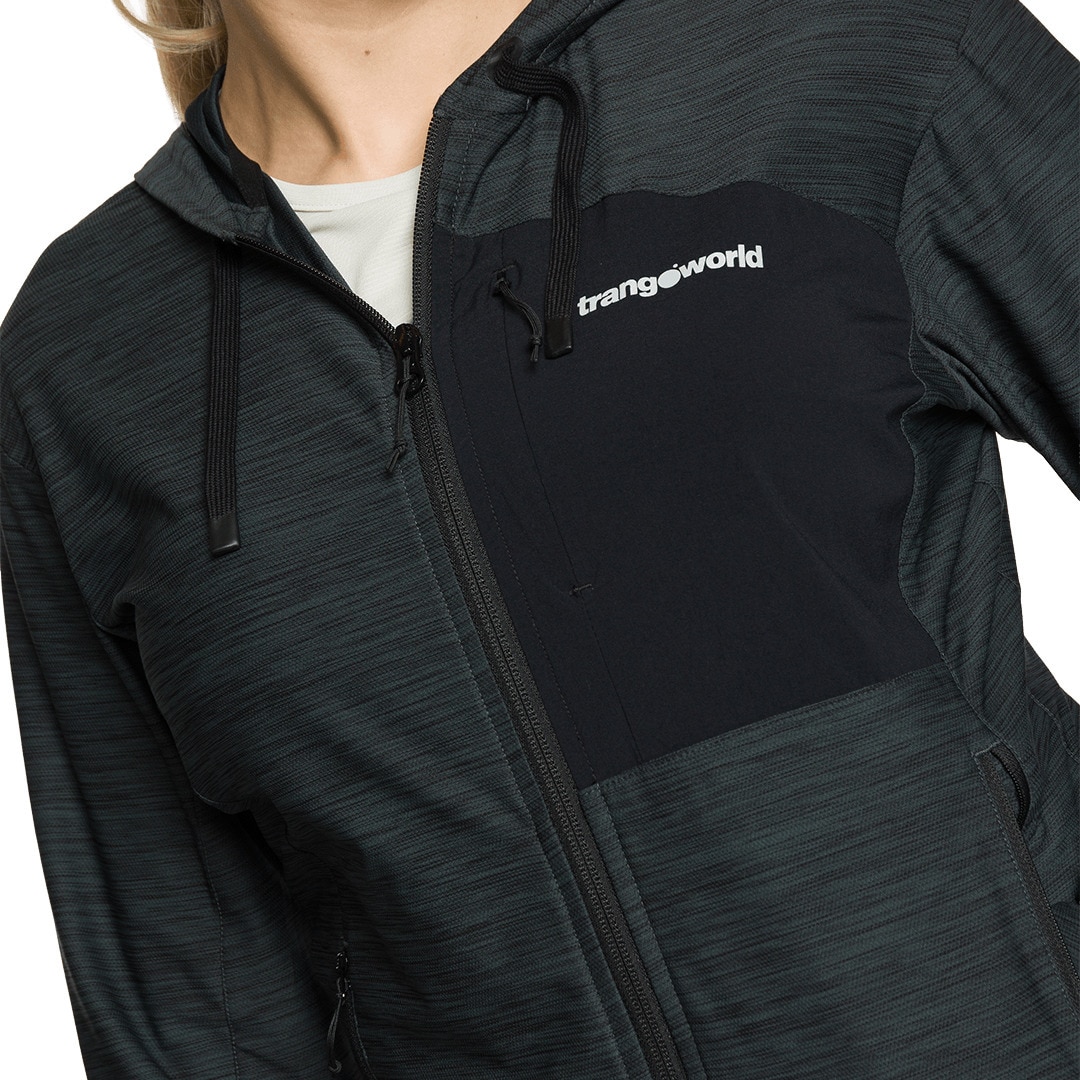 Chaqueta de mujer Bompas Trangoworld - Negro Negro-5