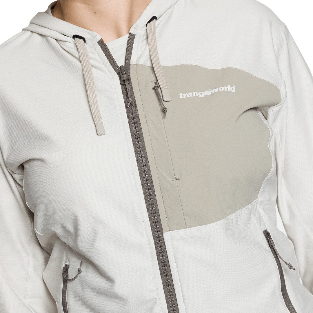 Chaqueta de mujer Bompas Trangoworld - Blanco Blanco-4