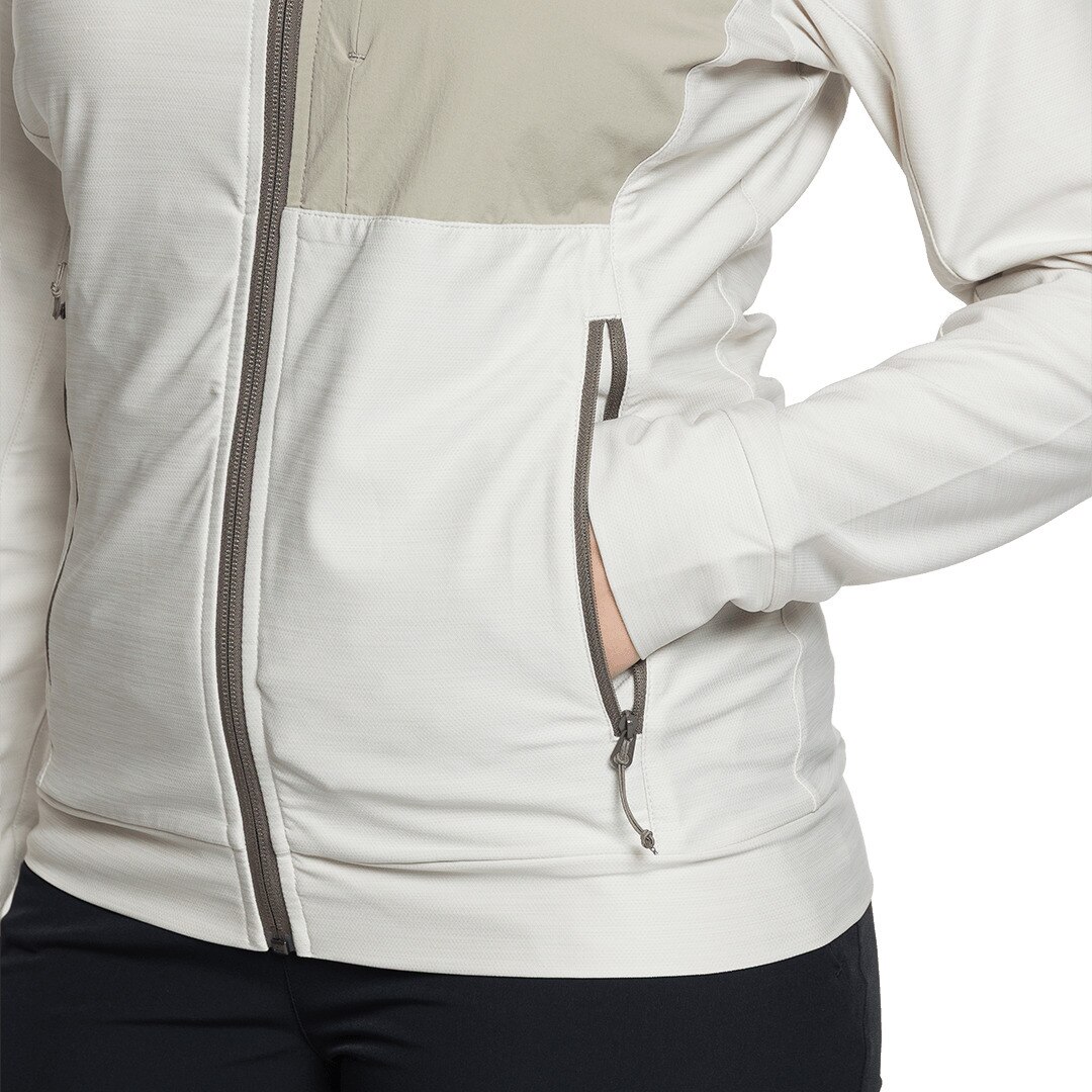 Chaqueta de mujer Bompas Trangoworld - Blanco Blanco-5