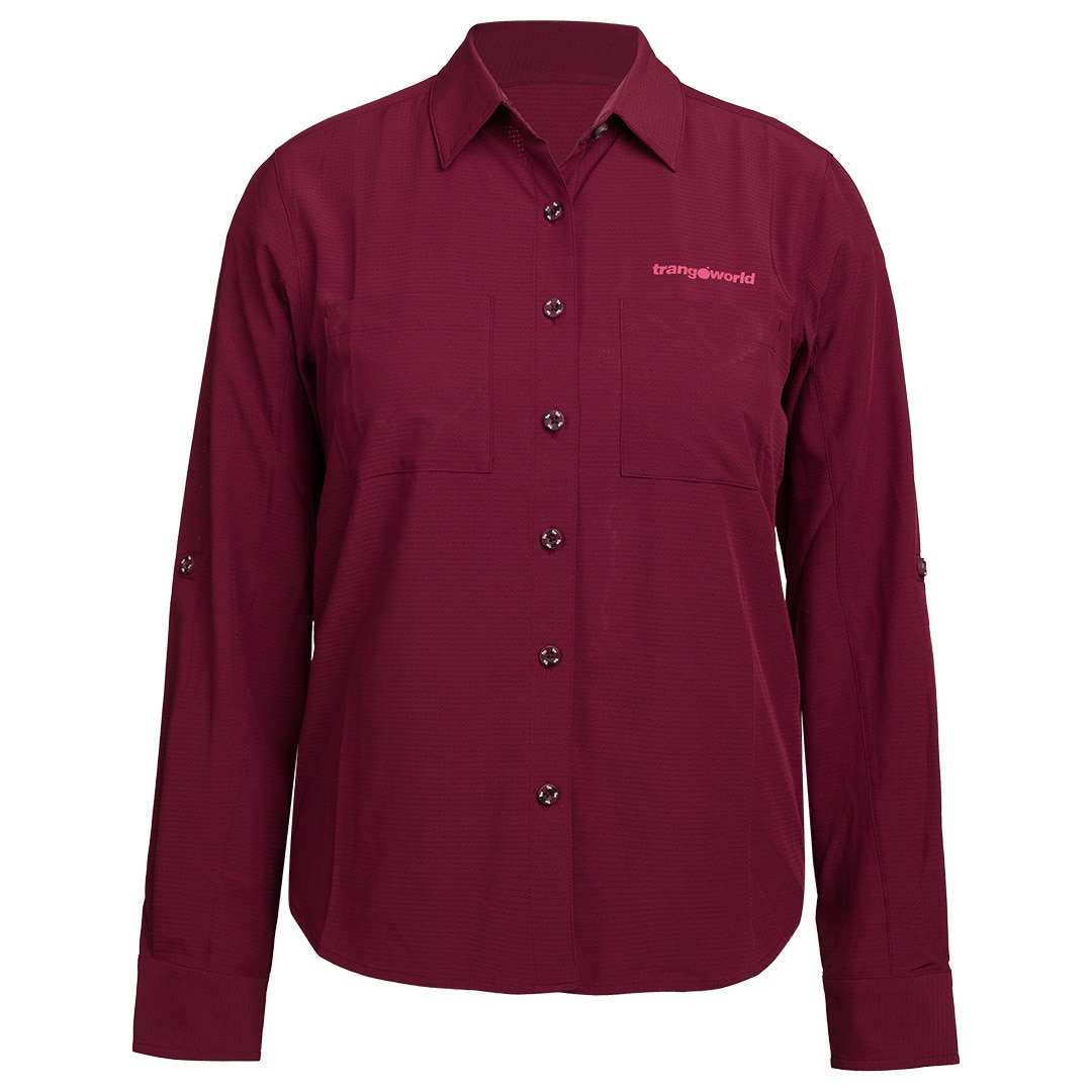 Imagen 1 de Camisa de mujer Ardones df Trangoworld - Burdeos Burdeos