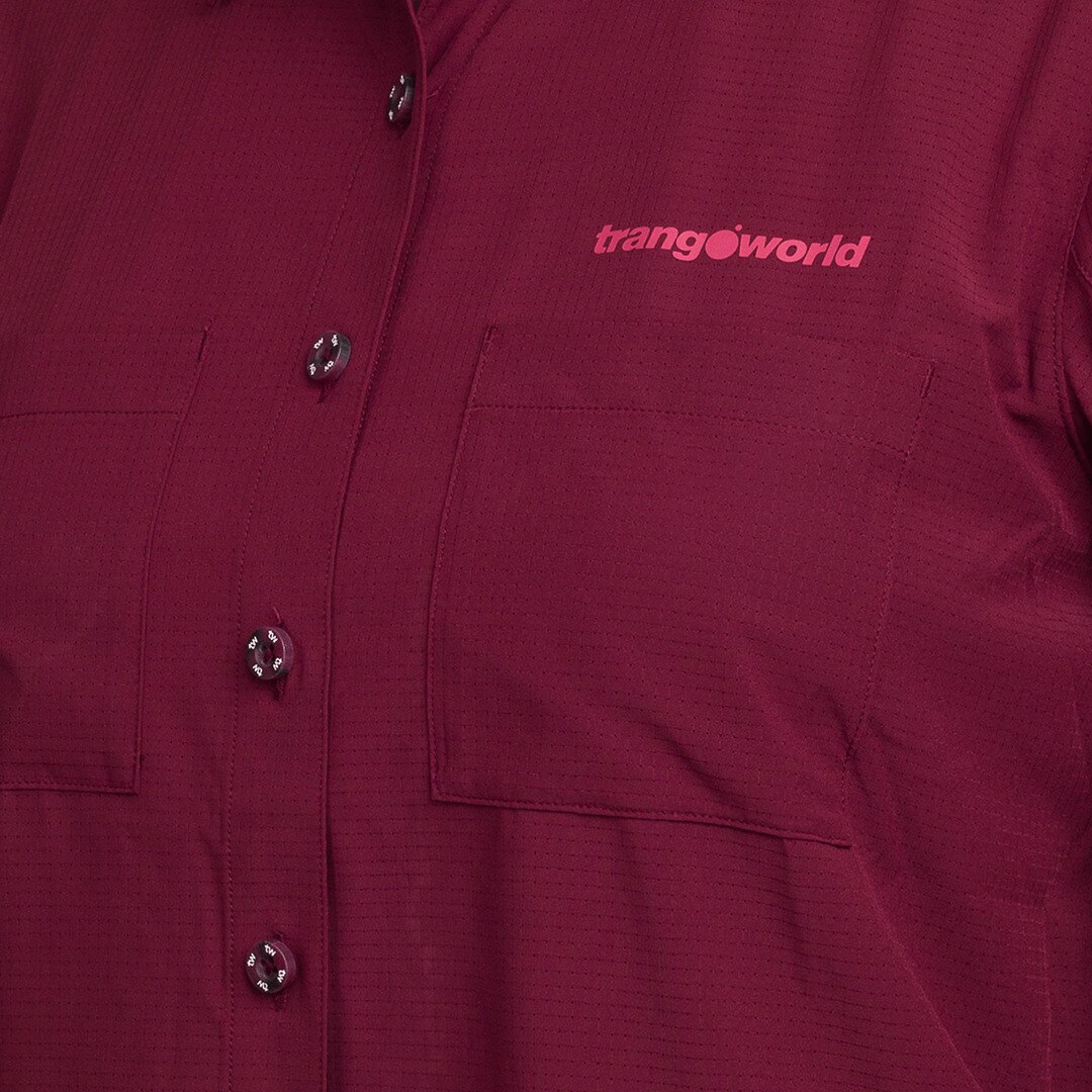 Imagen 3 de Camisa de mujer Ardones df Trangoworld - Burdeos Burdeos