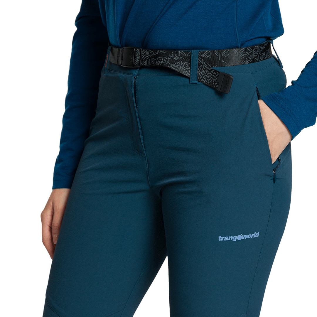 Pantalón de mujer Troyes Trangoworld - Azul Azul-3