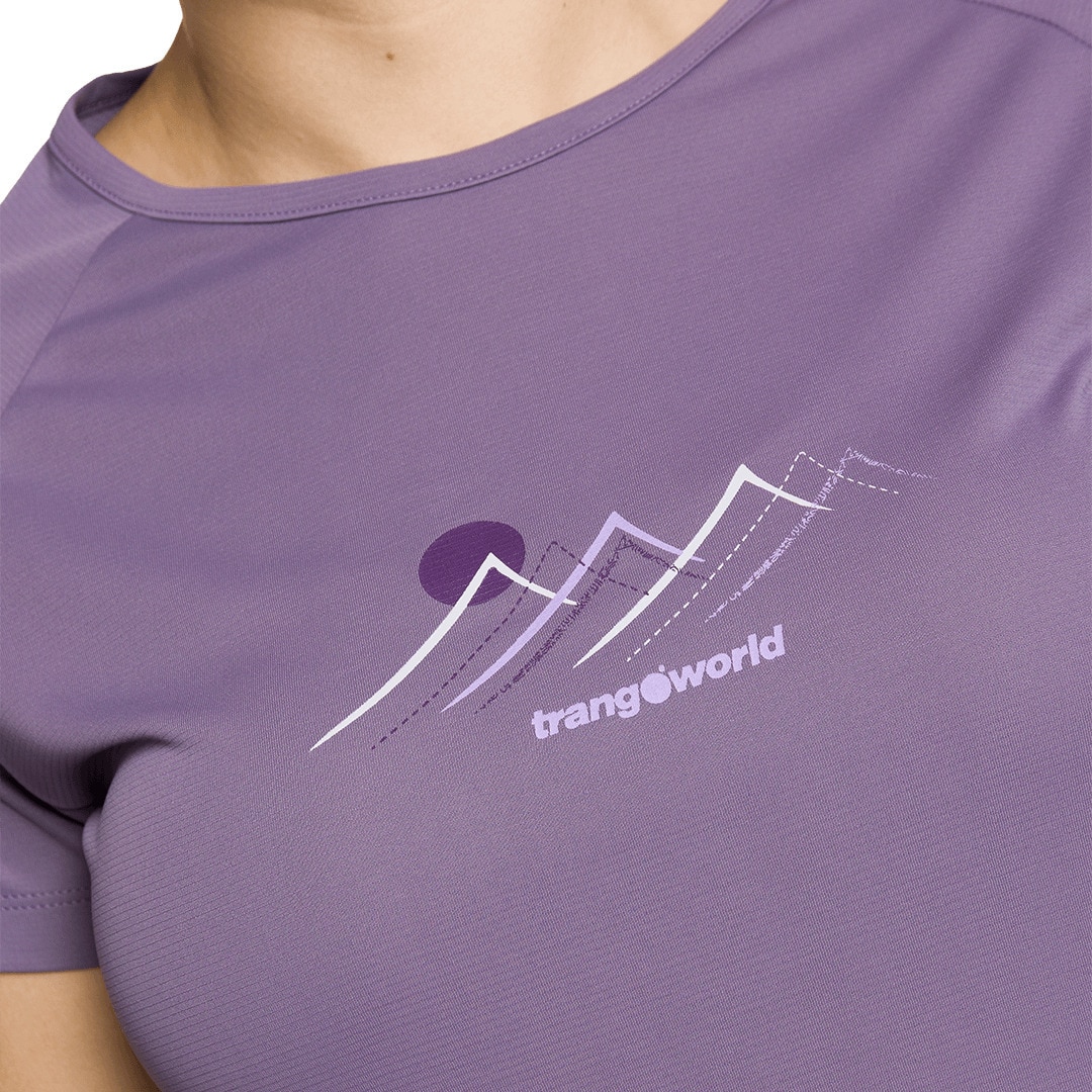 Camiseta de mujer Mudgee Trangoworld - Morado Morado-4