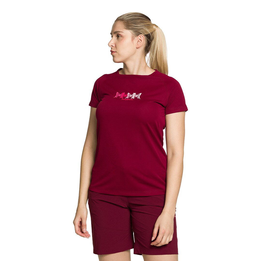 Camiseta de mujer Kempsey Trangoworld - Burdeos Burdeos-2
