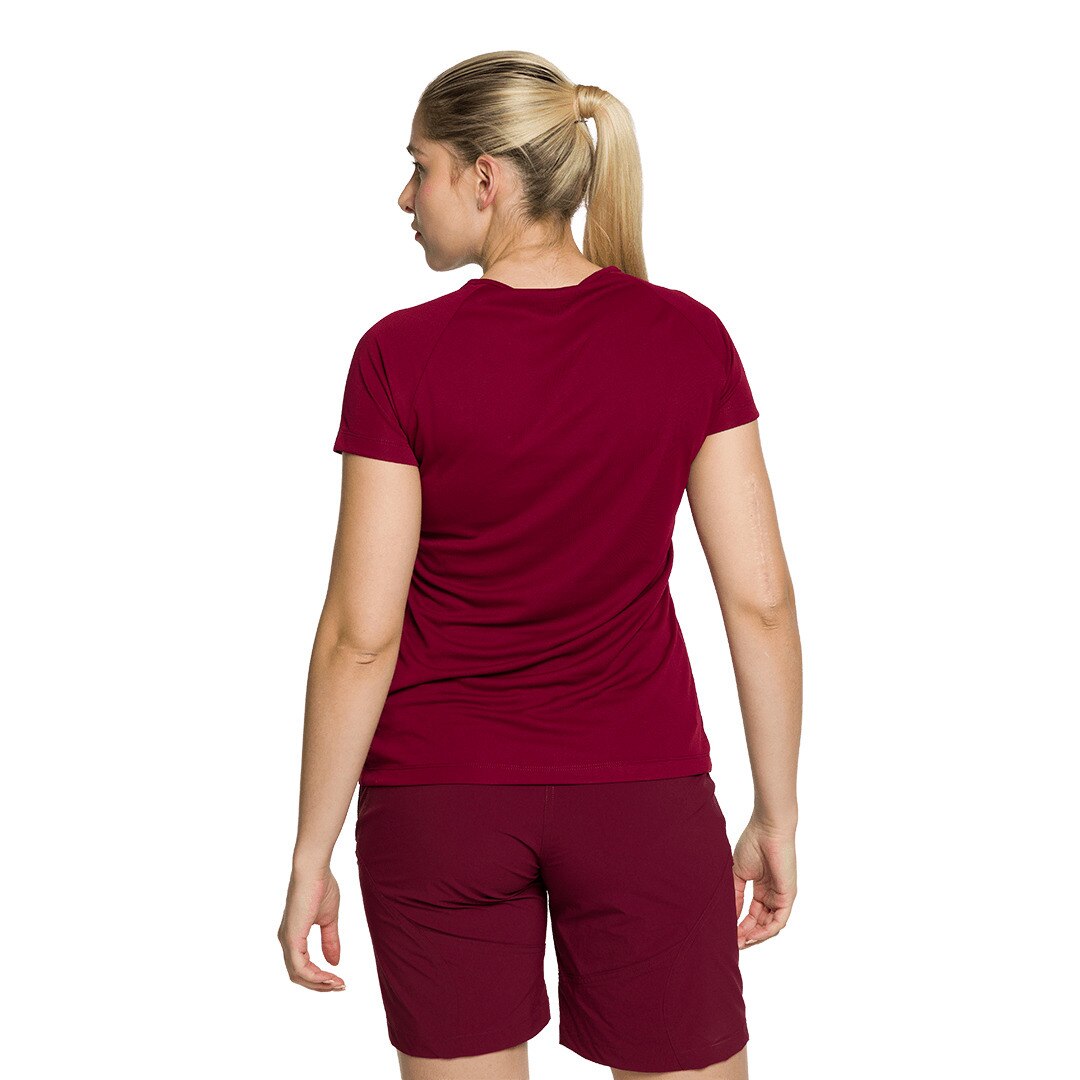 Camiseta de mujer Kempsey Trangoworld - Burdeos Burdeos-3