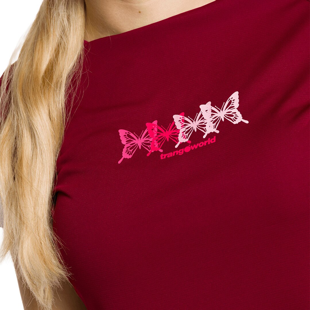 Camiseta de mujer Kempsey Trangoworld - Burdeos Burdeos-4