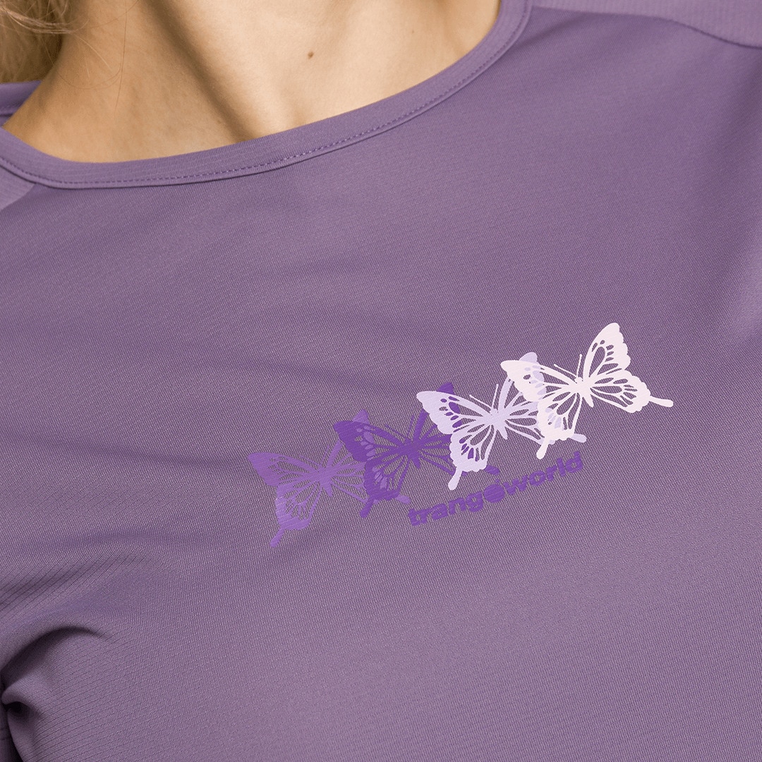 Camiseta de mujer Kempsey Trangoworld - Morado Morado-4