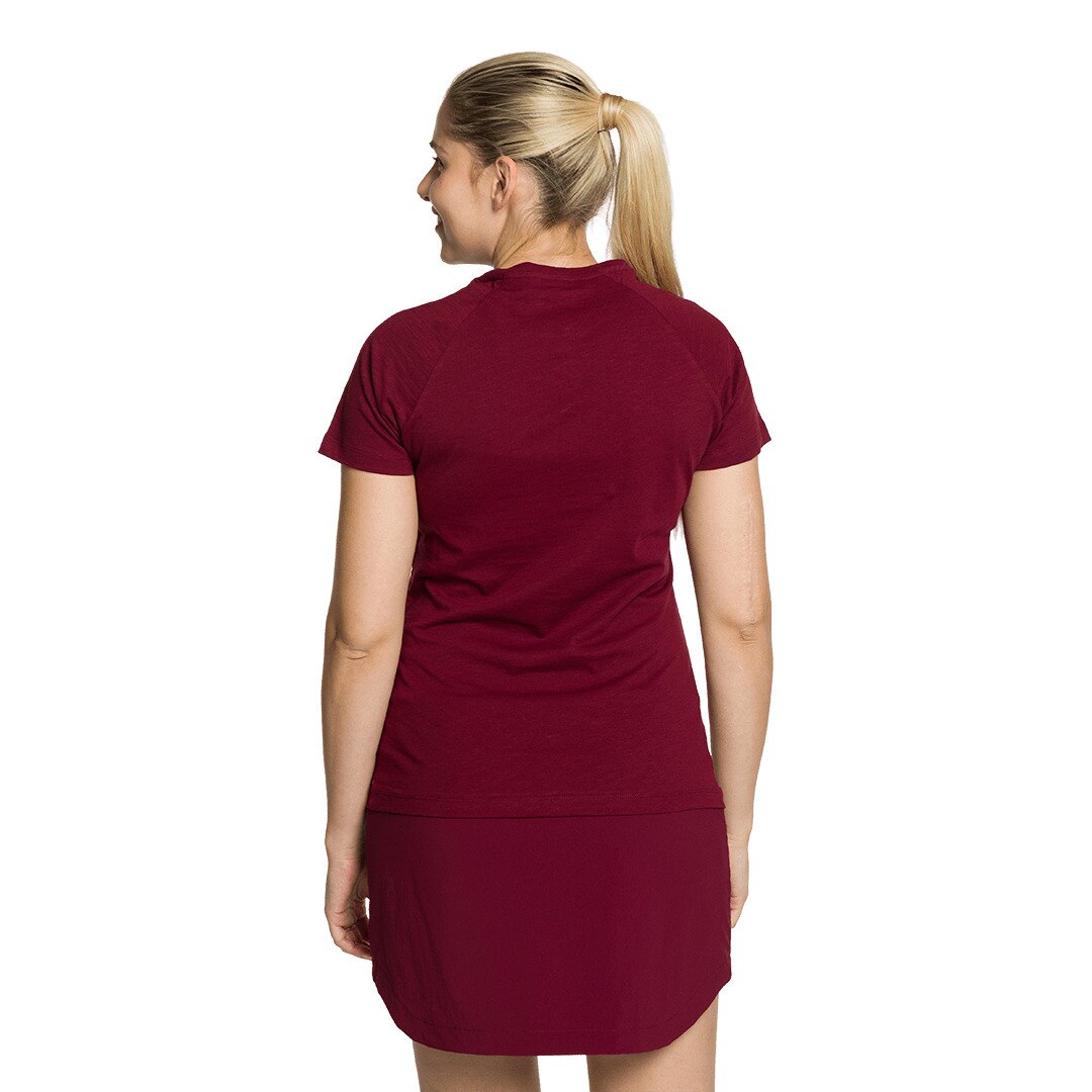 Camiseta de mujer Cobden Trangoworld - Burdeos Burdeos-2
