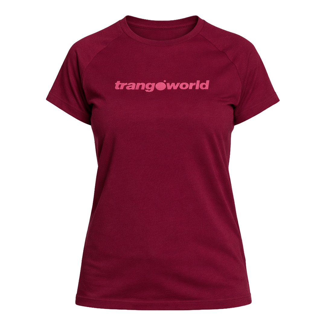 Imagen 0 de Camiseta de mujer Azagra df Trangoworld Burdeos