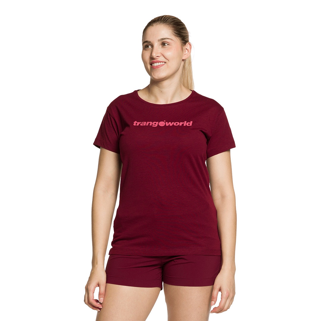 Camiseta de mujer Azagra df Trangoworld - Burdeos Burdeos-2