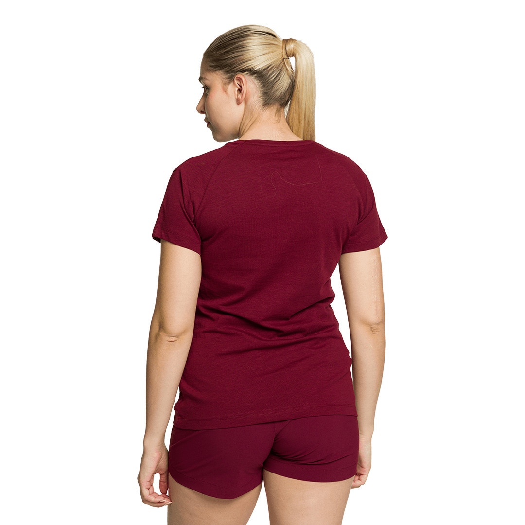 Camiseta de mujer Azagra df Trangoworld - Burdeos Burdeos-3