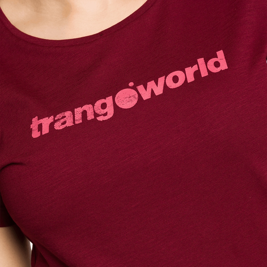 Camiseta de mujer Azagra df Trangoworld - Burdeos Burdeos-4
